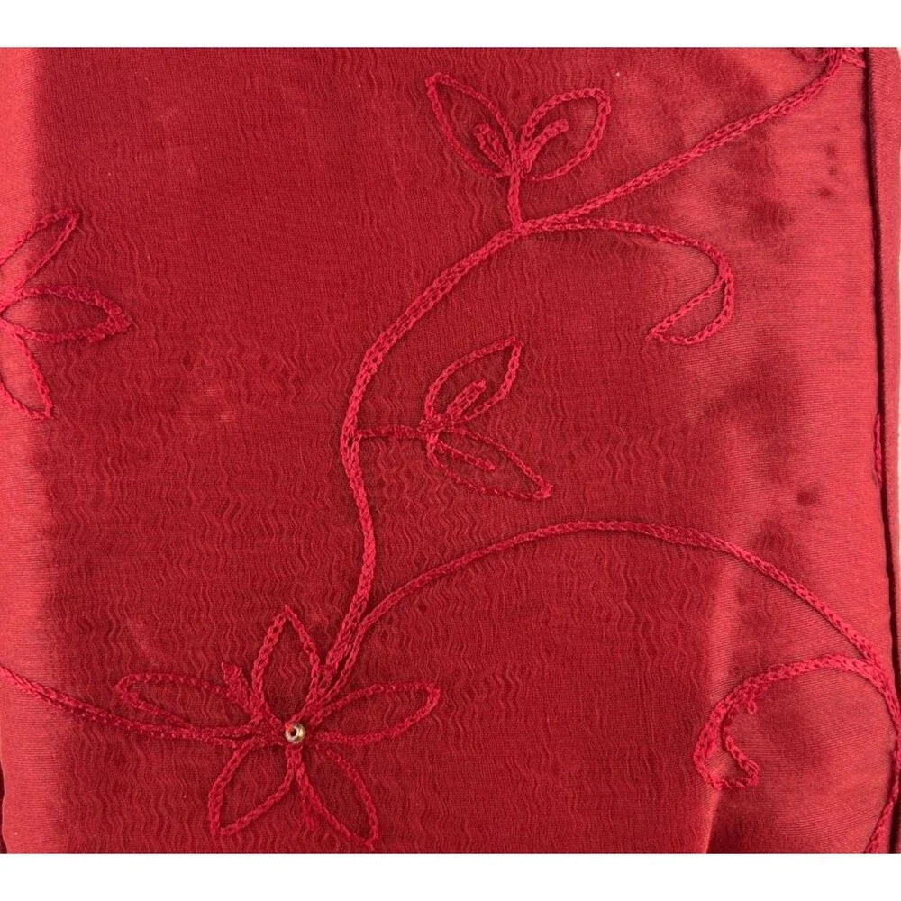 Chair Covers Target Red Floral Embroidered Fits up to 42